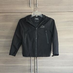 Zara Charcoal Hooded Jacket